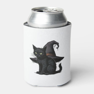 Magic Halloween Cat Classic T-Shirt Can Cooler