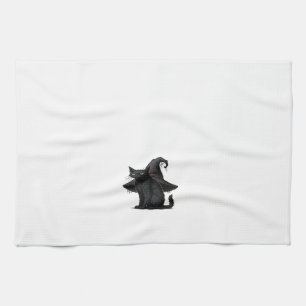 Magic Halloween Cat Classic T-Shirt Tea Towel