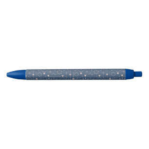 Magic Heart Pattern Blue Ink Pen