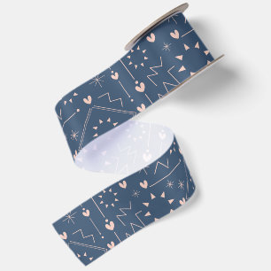 Magic Heart Pattern Satin Ribbon