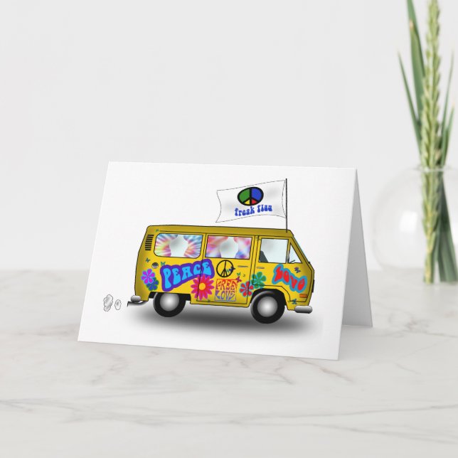 Magic Hippie Van Card (Front)