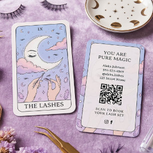  Magic Holographic Tarot Lash Artist  Business Card