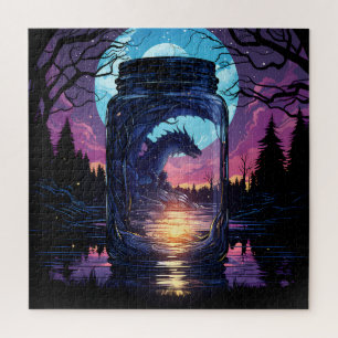 Magic in a Jar - Mystic Dragon Jigsaw Puzzle