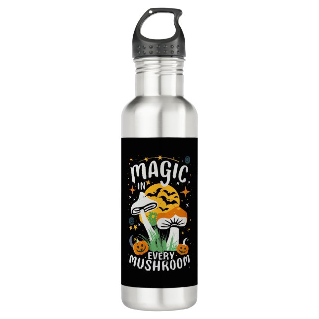 Magic in Every Mushroom! 710 Ml Water Bottle (Front)