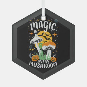 Magic in Every Mushroom! Glass Tree Decoration