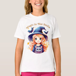 Magic in Her Smile – Kids’ Halloween T-Shirt