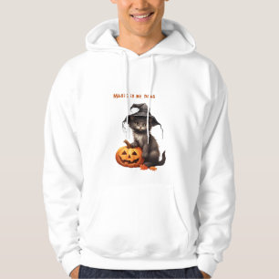 Magic in My Paws � Halloween Cat Design Classic T- Hoodie