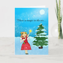 Magic in the Air Christmas Card