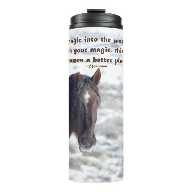 Magic in the World Thermal Tumbler (Front)