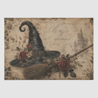 Magic Is All Around You | Vintage Witch Tissue Paper