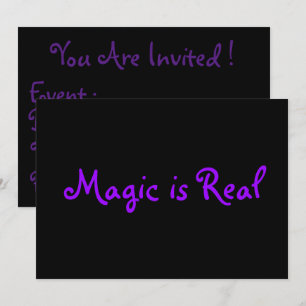 Magic is Real-invitations Invitation