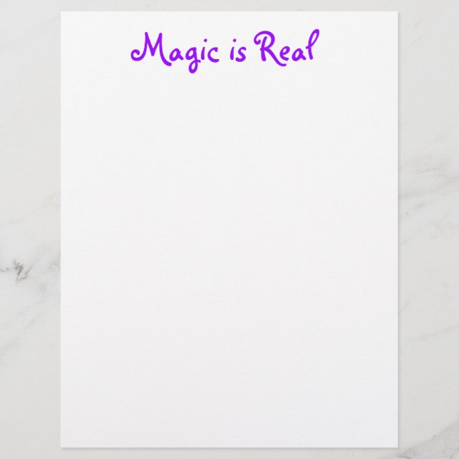 Magic is Real-letterhead (Front)