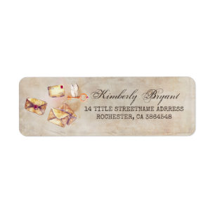 Magic Key and Witchcraft Envelopes Return Address Label