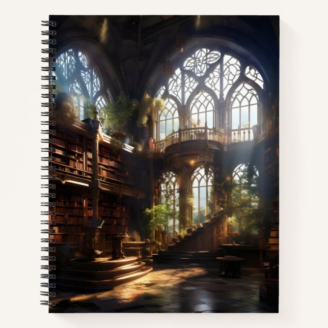 Magic Library Notebook (Front)