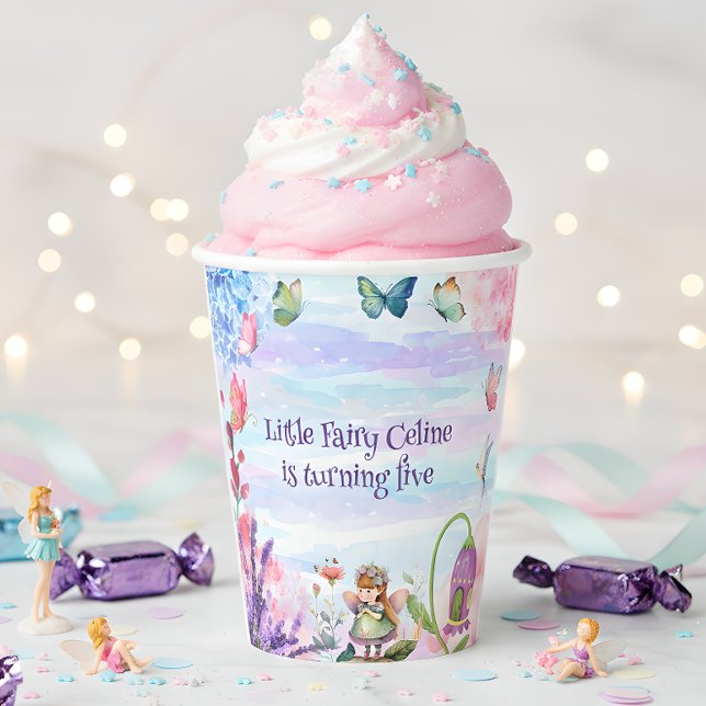 Magic little fairy garden paper cups (Creator Uploaded)