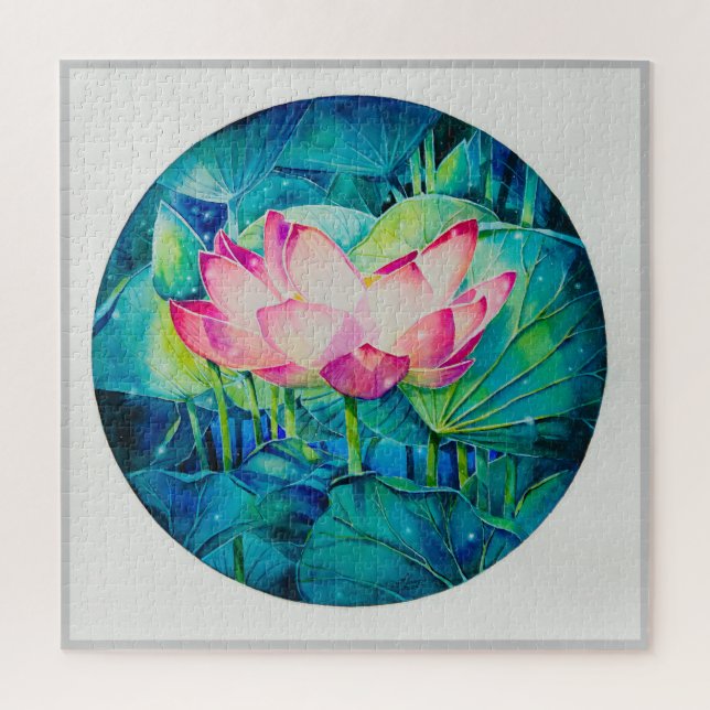 Magic Lotus Flower Puzzle (Vertical)
