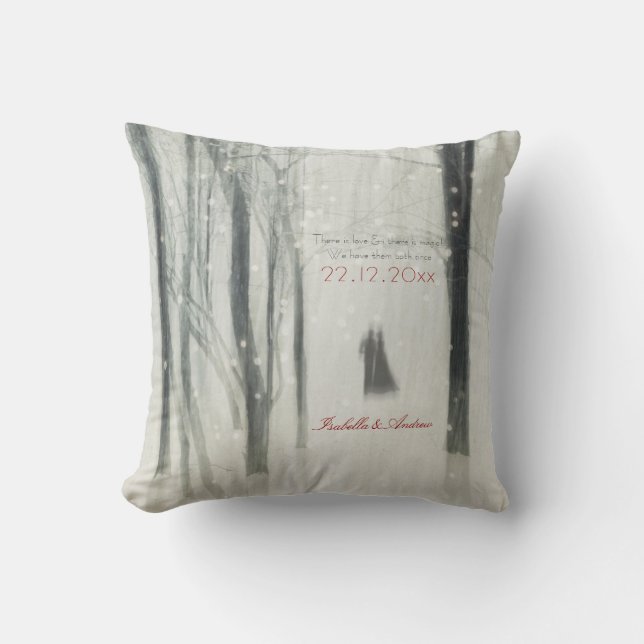 Magic Love - Wedding Anniversary Pillow (Front)