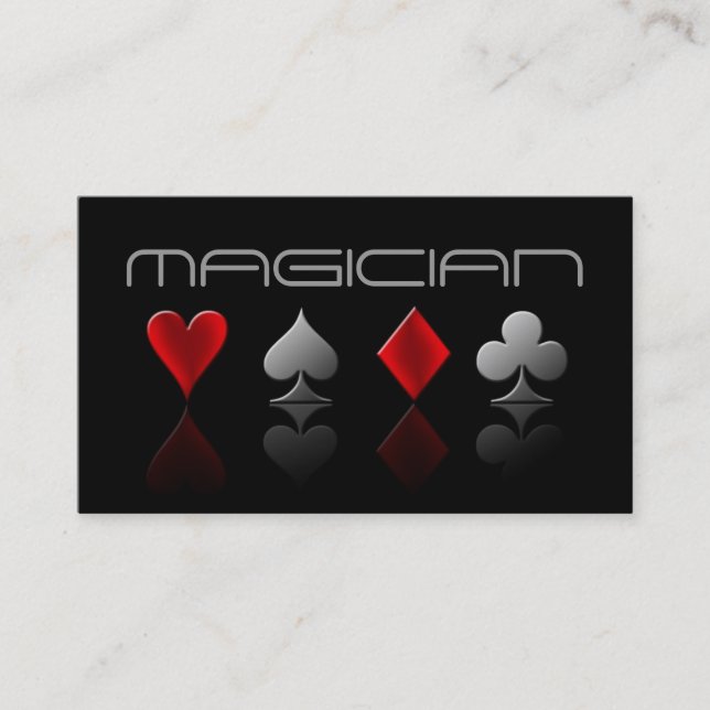 Magic Magician Card Poker Trick Entertainment (Front)