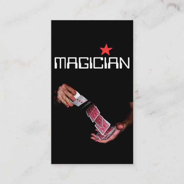 Magic Magician Card Poker Trick Entertainment (Front)