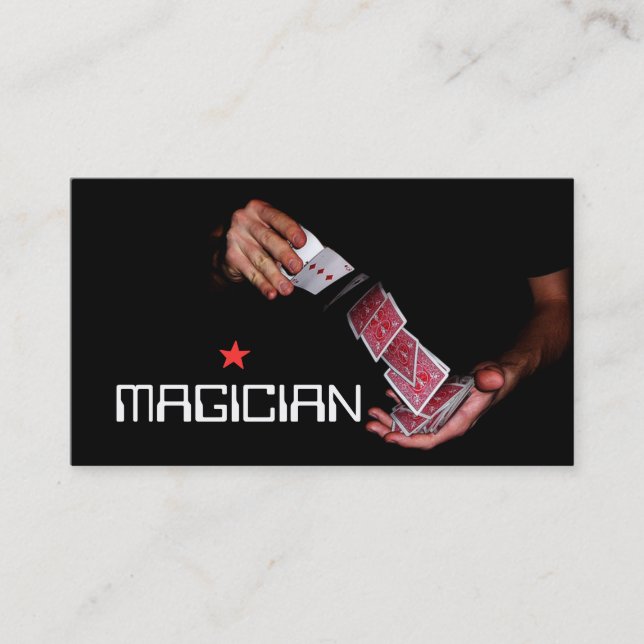 Magic Magician Card Poker Trick Entertainment (Front)