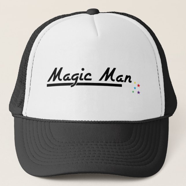 Magic Man Trucker Hat (Front)
