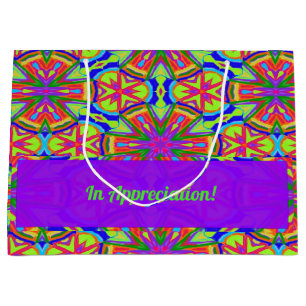 Magic Marker Kaleidoscope Large Gift Bag