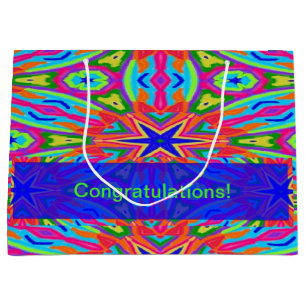 Magic Marker Stars Large Gift Bag