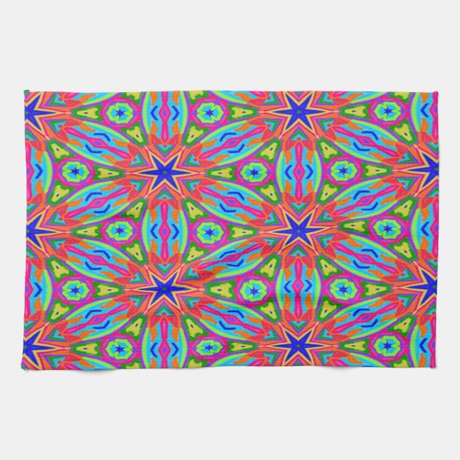 Magic Marker Stars Tea Towel (Horizontal)