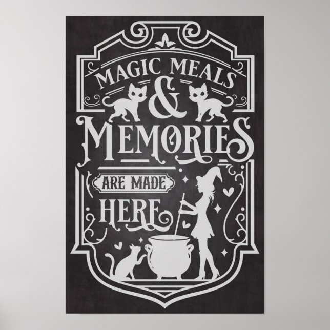 Magic Meals And Memories Halloween Poster (Front)