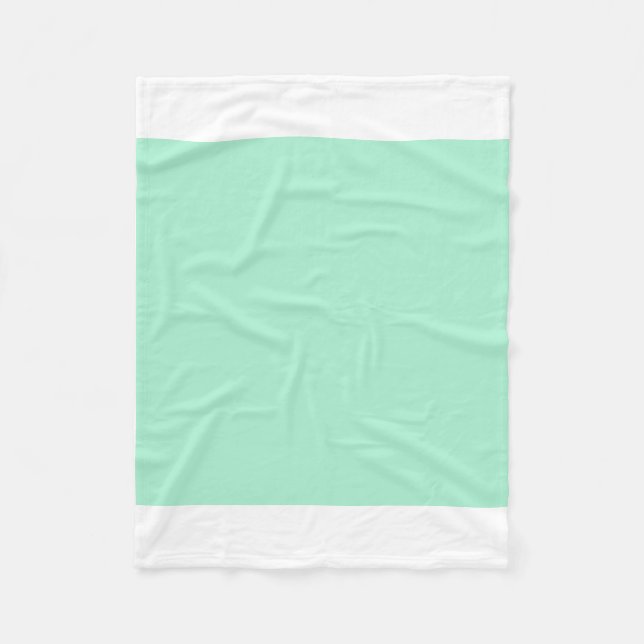 Magic Mint Fleece Blanket (Front)