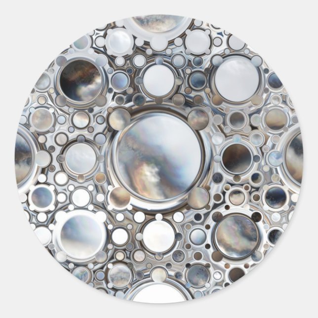 Magic Mirrors Classic Round Sticker (Front)