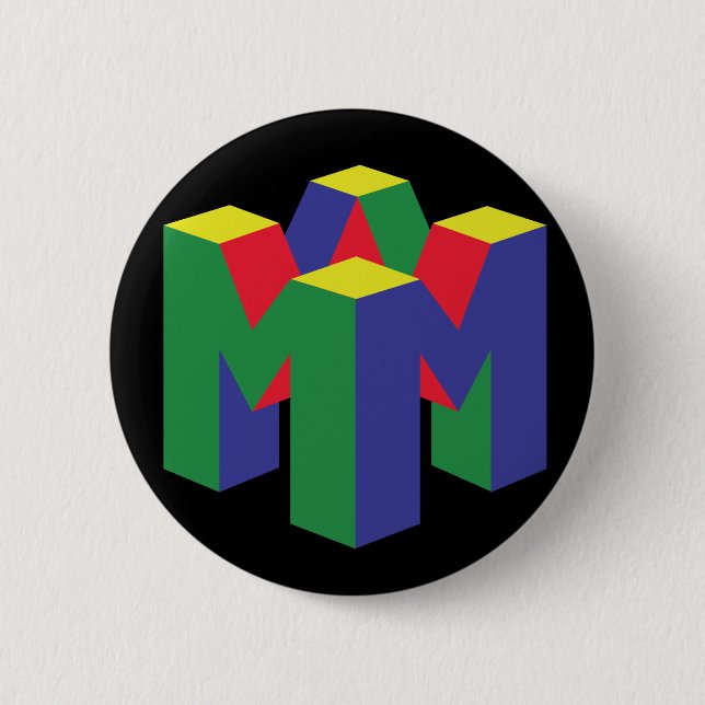 MAGIC MIZZLE 6 CM ROUND BADGE (Front)
