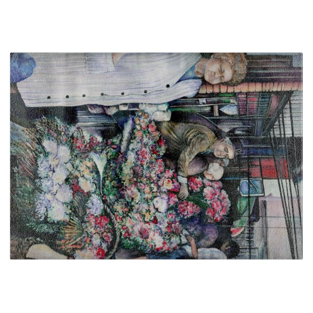 Magic Moment in Misloc Market Cutting Board (Front)