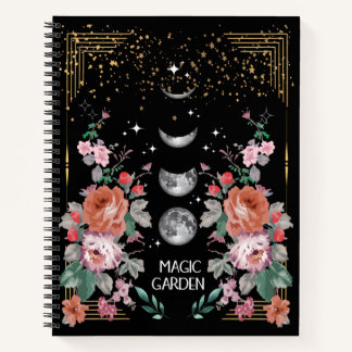 Magic Moon Garden Notebook
