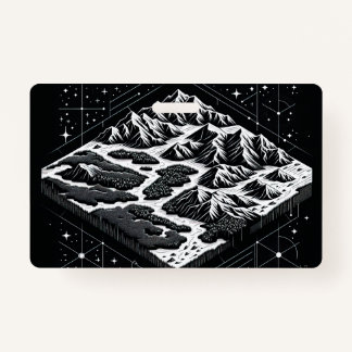 Magic Mountain Map ID Badge