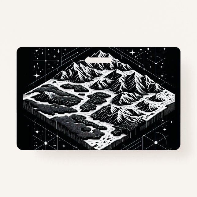 Magic Mountain Map ID Badge (Front)