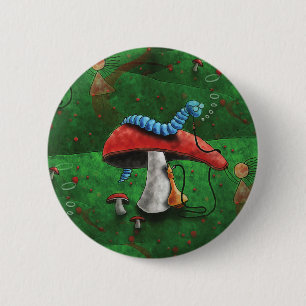 Magic Mushroom 6 Cm Round Badge