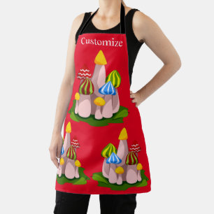 Magic Mushroom Cathedral Thunder_Cove Apron
