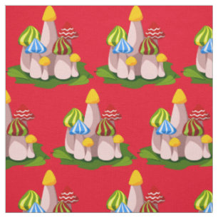 Magic Mushroom Cathedral Thunder_Cove Fabric