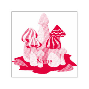 Magic Mushroom Cathedral Thunder_Cove Self-inking Stamp