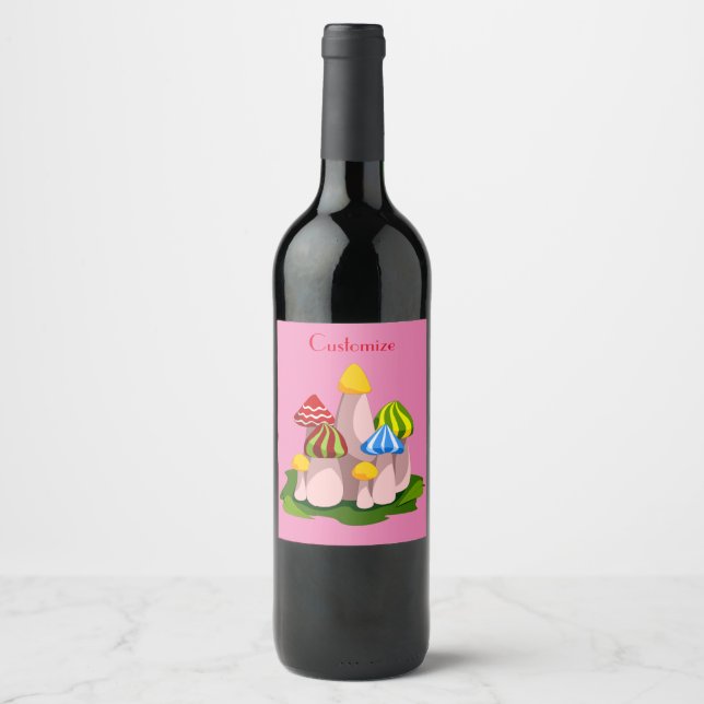 Magic Mushroom Cathedral Thunder_Cove Wine Label (Front)