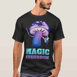Magic Mushroom Magician Pun Parody  T-Shirt