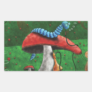 Magic Mushroom Rectangular Sticker