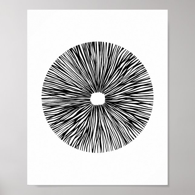 Magic mushroom spore poster (Front)
