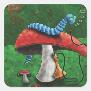 Magic Mushroom Square Sticker