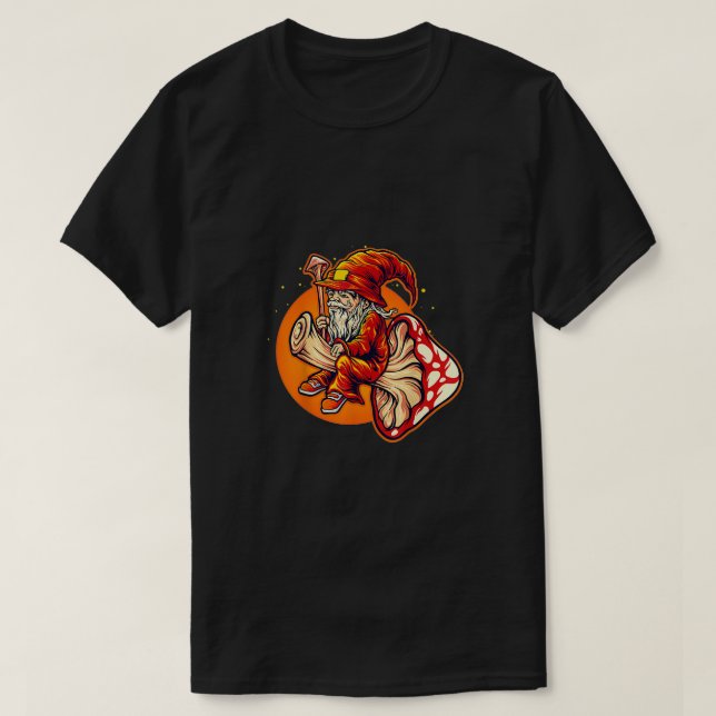 Magic Mushroom Trip Psychedelic TShirt (Design Front)