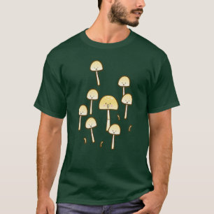 Magic Mushrooms Doodle Art T-Shirt