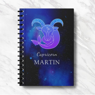 Magic Name with Zodiac sign Capricorn Notebook
