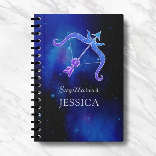 Magic Name with Zodiac sign Sagittarius Notebook (Creator Uploaded)