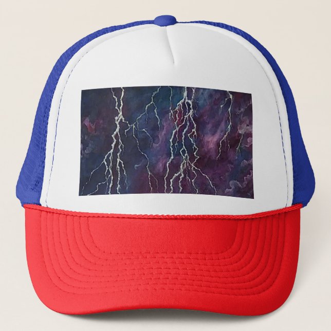 Magic night trucker hat (Front)